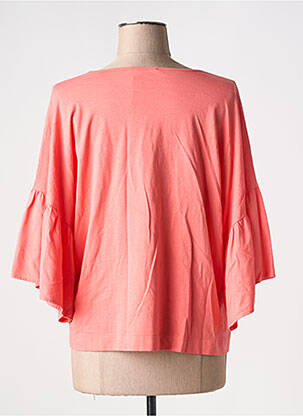 T-shirt col v manches 3/4 orange BELLWOOD femme
