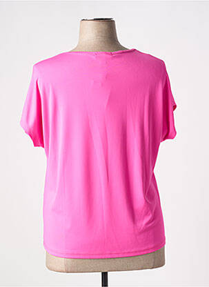 T-shirt coupe droite manches courtes rose TINTA STYLE femme