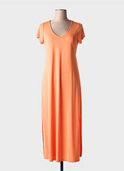 Robe longue orange TINTA STYLE pour femme seconde vue