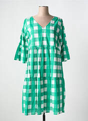 Robe mi-longue vert ORIENTIQUE NATURALLY pour femme seconde vue