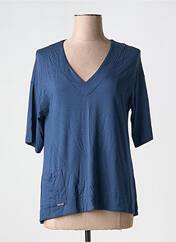 T-shirt bleu MALOKA pour femme seconde vue