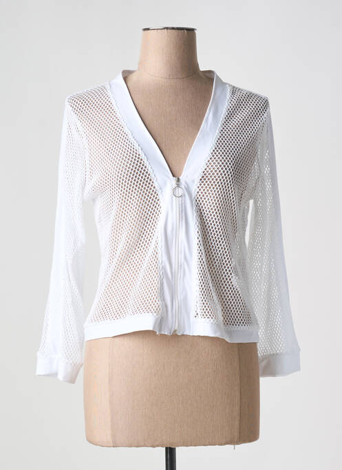 Gilet manches longues blanc MALOKA femme