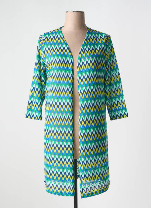 Gilet manches longues vert TINTA STYLE pour femme