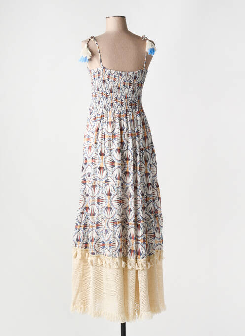 Robe longue bleu KITSCH & POP pour femme