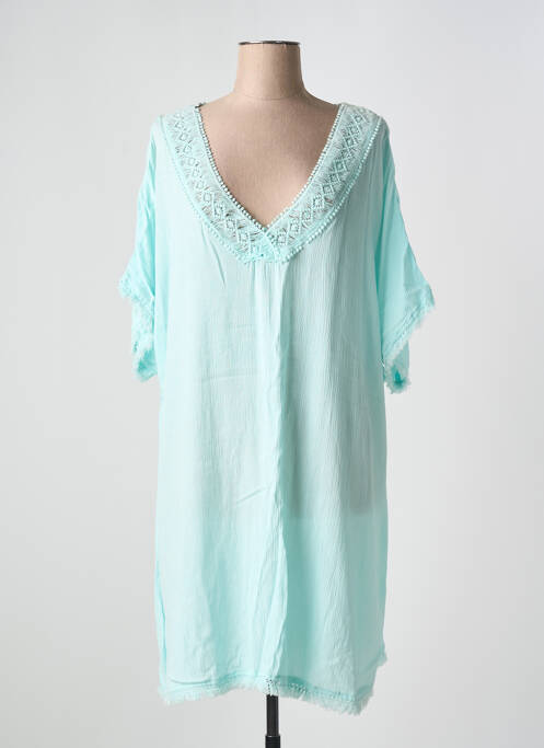 Robe mi-longue bleu L'ATELIER D'ANNA femme