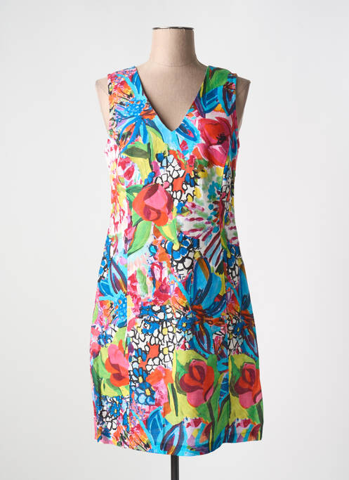 Robe mi-longue rouge MALOKA pour femme