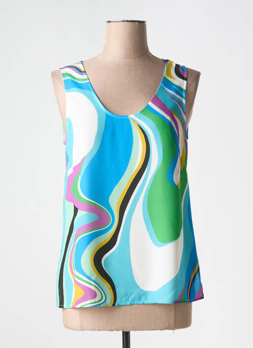 Top bleu EDAS pour femme