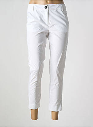 Pantalon 7/8 stretch taille normale blanc MARELLA femme
