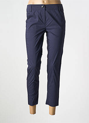 Pantalon 7/8 stretch taille normale bleu MARELLA femme