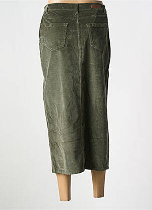 Jupe longue coupe droite vert LCDN femme