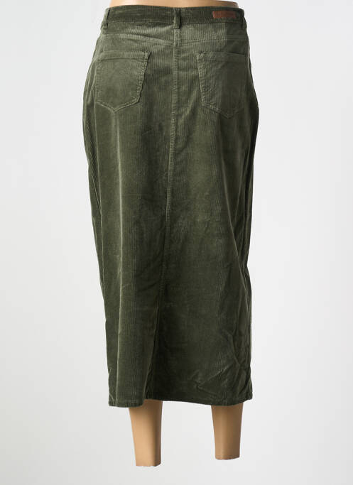 Jupe longue vert fonce LCDN pour femme
