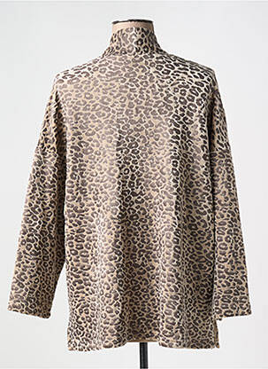 Veste casual coupe droite beige KAKIE femme
