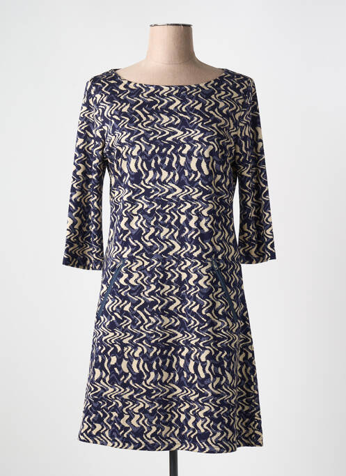 Robe mi-longue bleu VEGAS pour femme