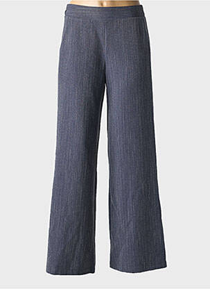 Pantalon flare taille élastique bleu SCARLET ROOS femme