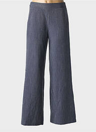 Pantalon flare taille élastique bleu SCARLET ROOS femme