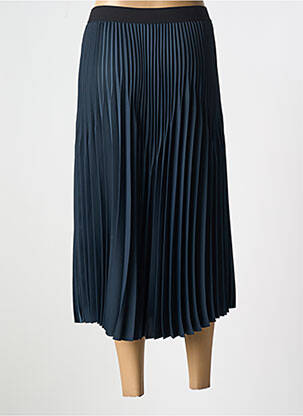 Jupe mi-longue taille élastique bleu GERARD DAREL femme