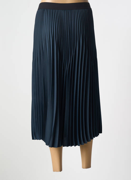 Jupe mi-longue taille élastique bleu GERARD DAREL femme