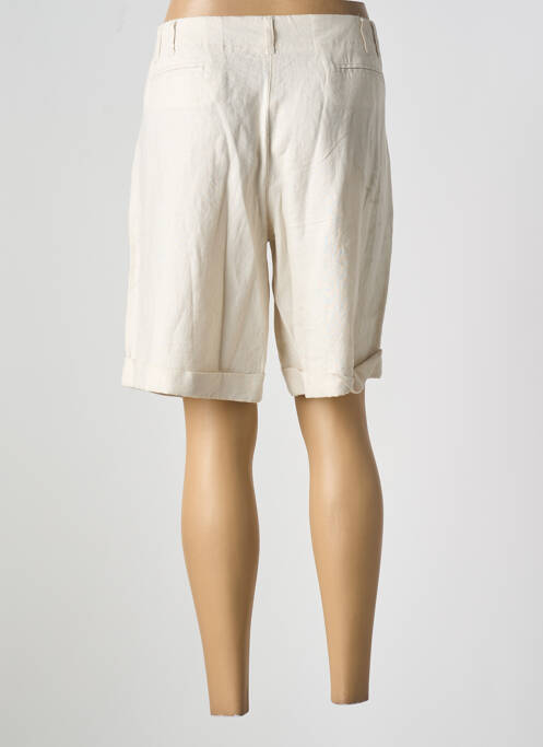 Bermuda beige FREDA pour femme