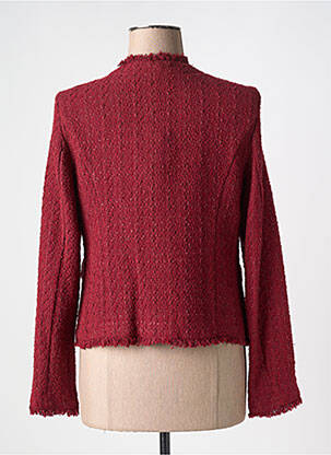 Veste chic fermeture boutonnée sur le devant rouge EMME M femme