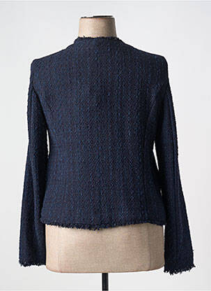Veste chic fermeture boutonnée sur le devant bleu EMME M femme