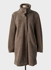 Manteau long marron DISTRICT pour femme seconde vue