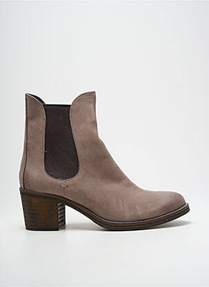 Bottines/boots talon bottier talon de 4 à 6cm gris BISOUS CONFITURE femme
