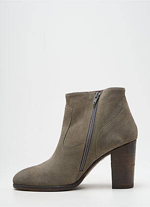 Bottines/boots talon bottier talon de 7 à 9cm gris BISOUS CONFITURE femme