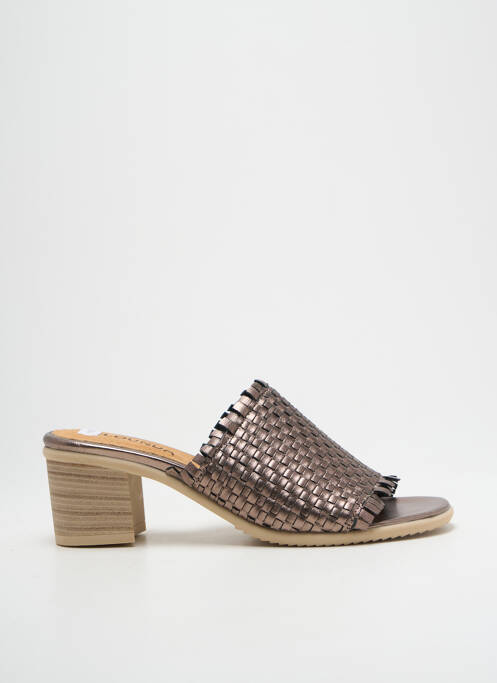 Mules/Sabots marron ELOUNDA pour femme