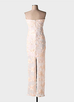 Robe longue sans manche sans manche rose ROTATE femme