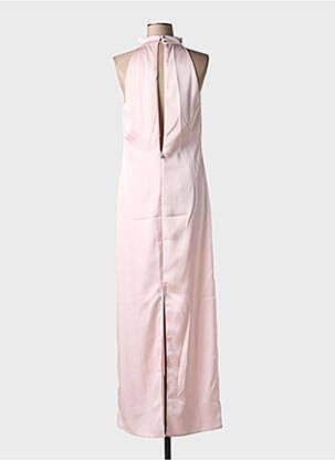 Robe longue sans manche sans manche rose ROTATE femme
