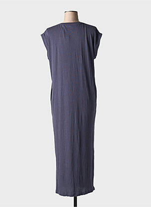 Robe longue manches courtes manches courtes gris MKT STUDIO femme