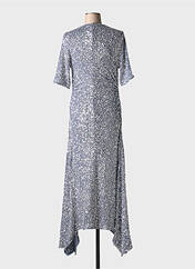 Robe longue argent GANNI pour femme seconde vue