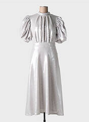 Robe longue argent ROTATE pour femme seconde vue
