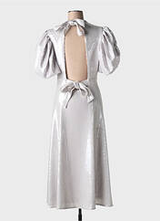 Robe longue argent ROTATE pour femme seconde vue