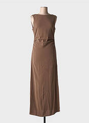 Robe longue marron ROUJE pour femme seconde vue
