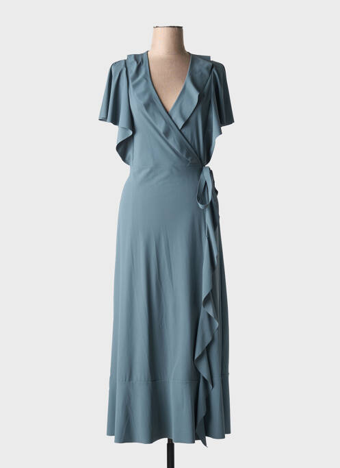 Robe longue manches courtes manches courtes bleu DOROTHEE SCHUMACHER femme