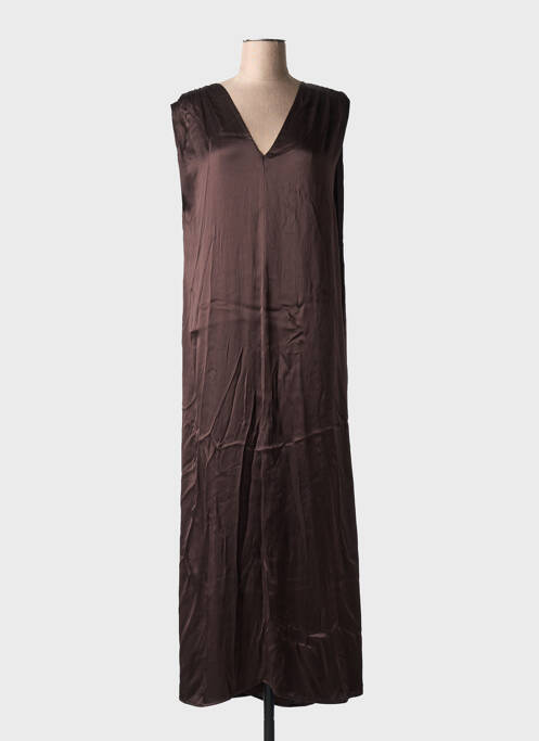 Robe longue marron ATTIC AND BARN pour femme