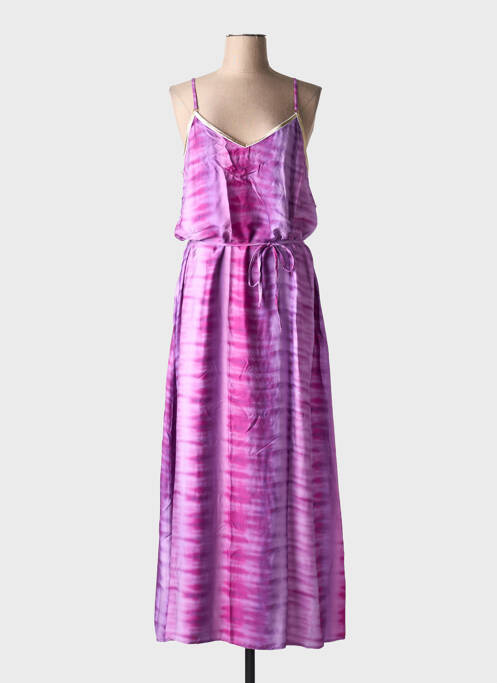 Robe longue violet LA NOUVELLE pour femme