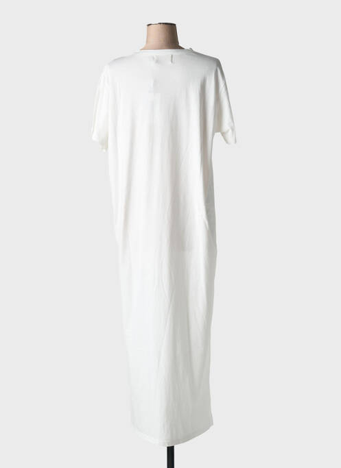 Robe mi-longue blanc CHARLIE JOE pour femme