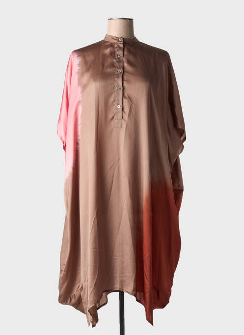 Robe mi-longue marron NOUS ANTWERP pour femme