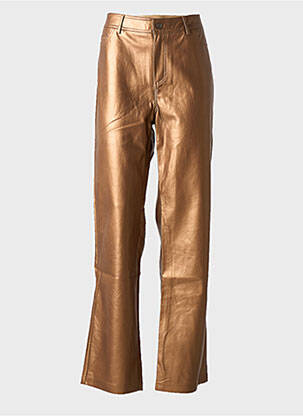 Pantalon flare stretch taille normale or ESQUALO femme