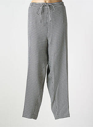 Pantalon droit stretch taille basse noir MAT. femme