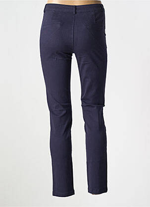 Pantalon chino taille basse taille basse bleu SARAH JOHN femme