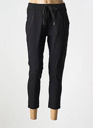 Pantalon 7/8 taille haute taille haute noir COLETTE femme