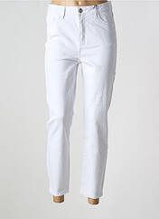 Jeans coupe slim blanc MAT. pour femme seconde vue