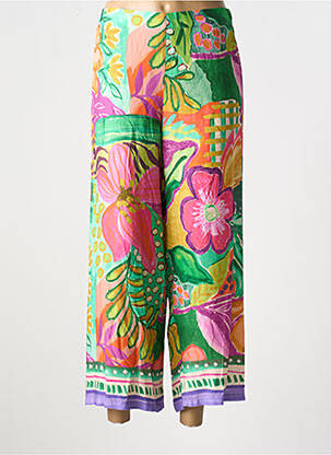 Pantalon 7/8 vert AN II VITO pour femme