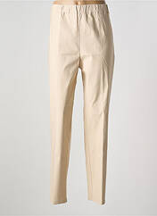Pantalon droit beige SOPHIA CURVY pour femme seconde vue