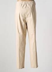 Pantalon droit beige SOPHIA CURVY pour femme seconde vue