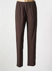 Pantalon slim marron OLIVER JUNG pour femme seconde vue