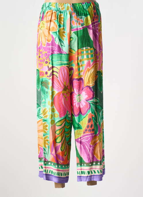 Pantalon 7/8 vert AN II VITO pour femme